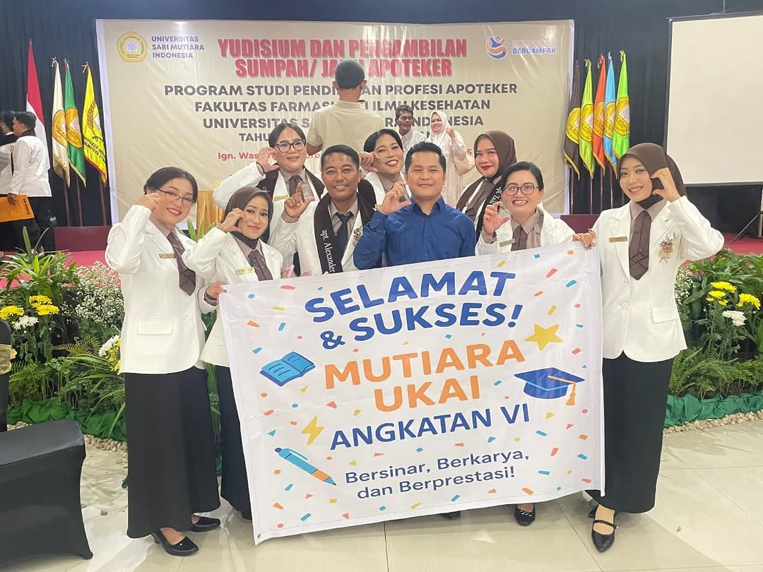 Periode ukai Agustus 2025 😍. Selamat ya atas gelar apotekernya